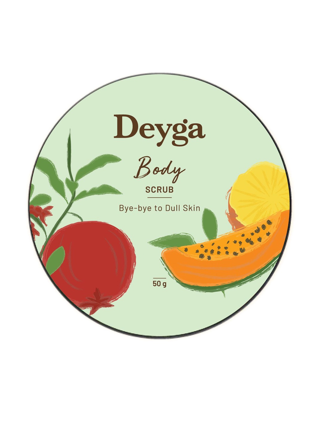 

Deyga Organics Body Scrub To Lightens Tan & Pigmentation - 50 g, Green