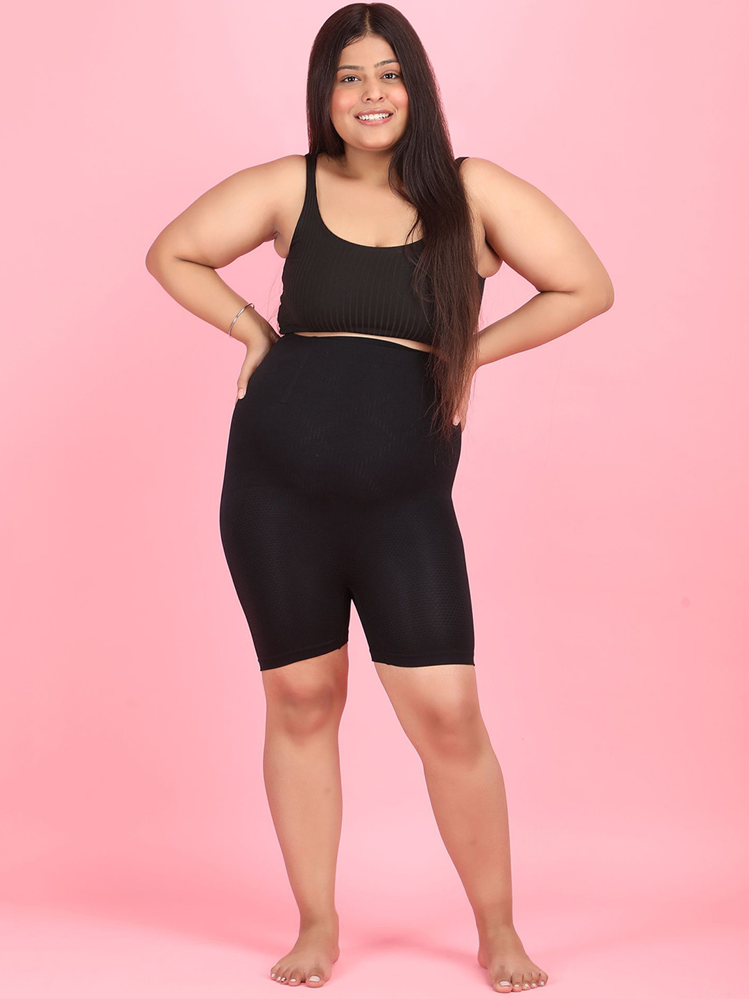 

Klassik High Waist Tummy & Thigh Shapewear, Black