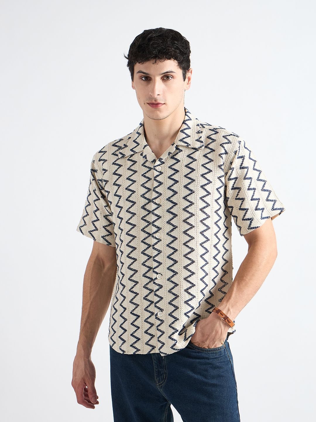 

all yours Men Classic Opaque Formal Shirt, Beige