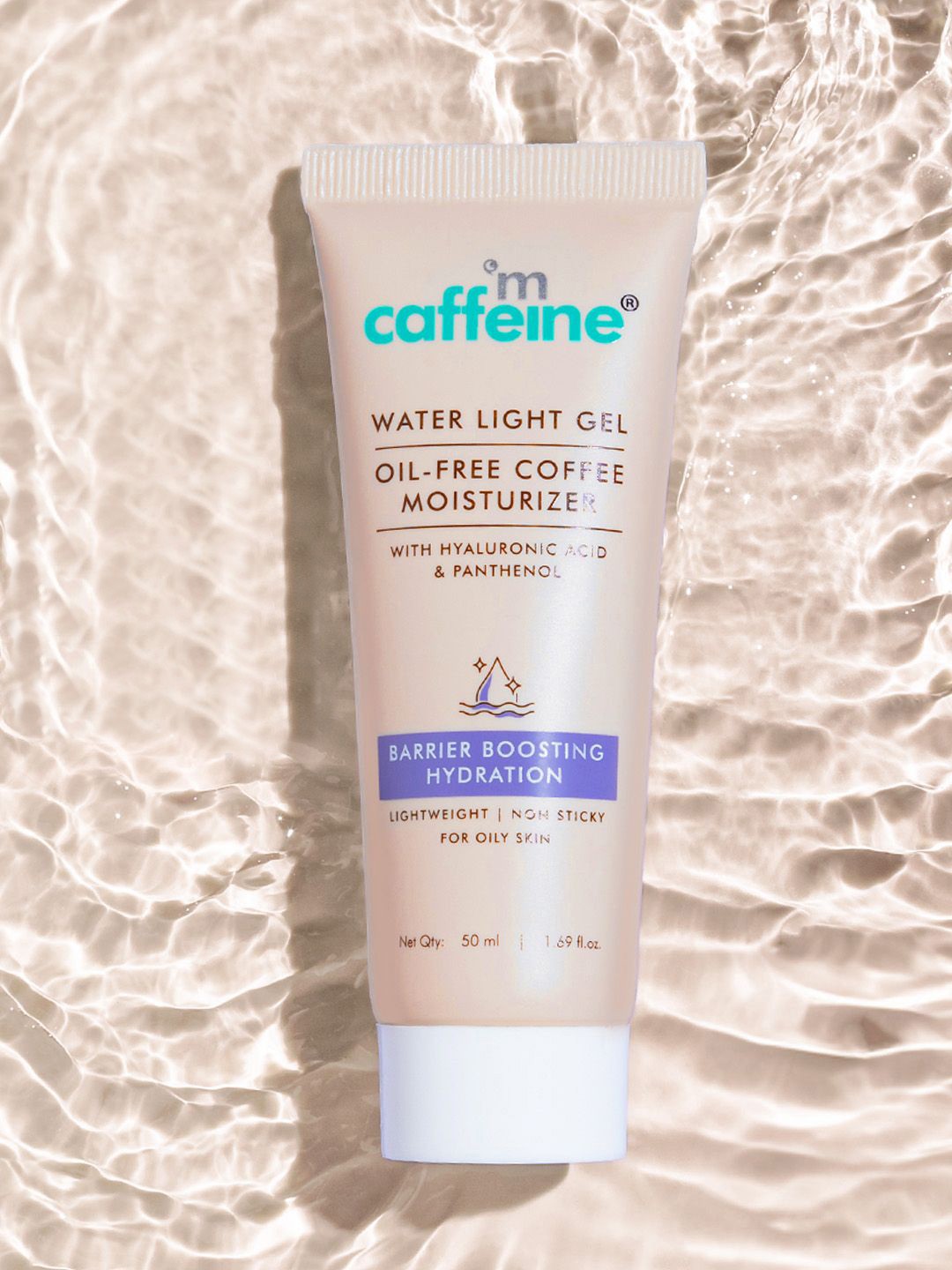 

MCaffeine Water Light Gel Oil-free Coffee Moisturizer With Hyaluronic Acid-50g, White