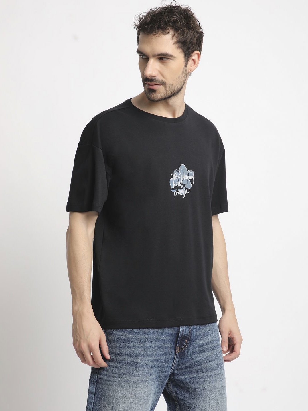 

Bene Kleed Men Printed T-shirt, Black