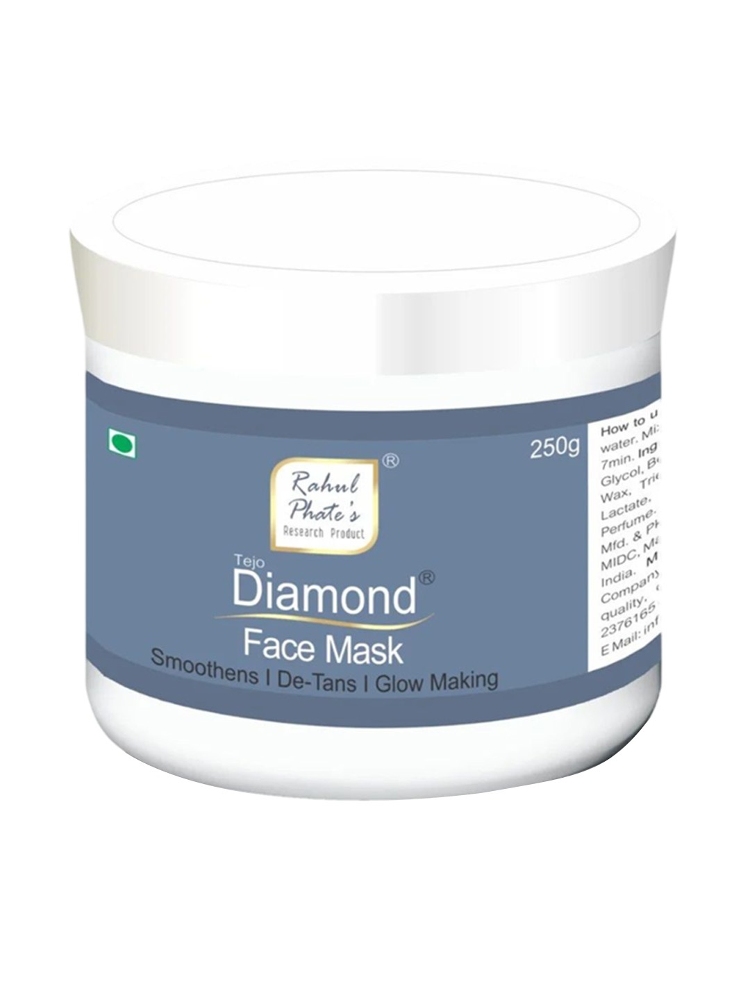 

Rahul Phate Research Product Tejo-Diamond Face Mask - 250g, White