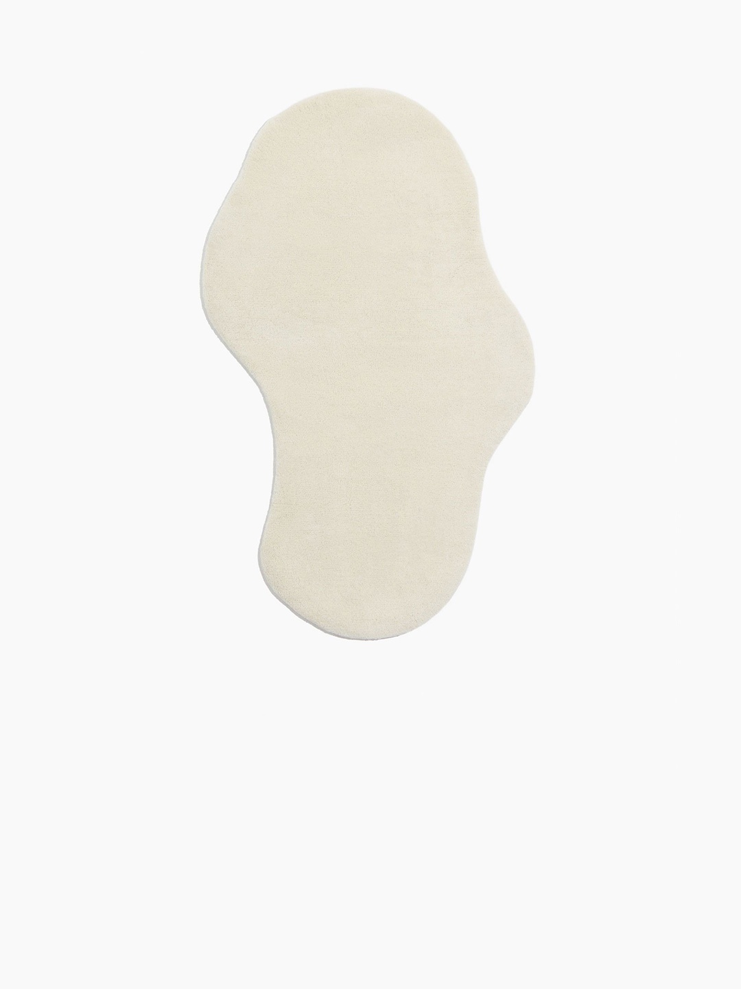 

H&M Beige Tufted Wool Rug