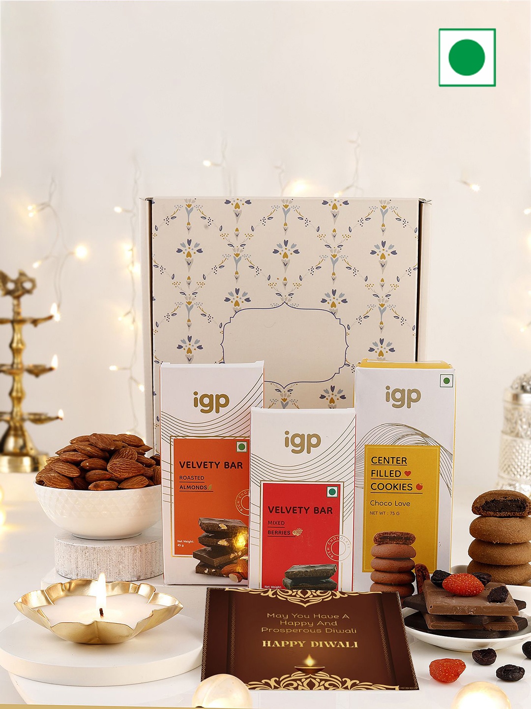

IGP Set Of 6 Festive Radiance Diwali Hamper, Multi