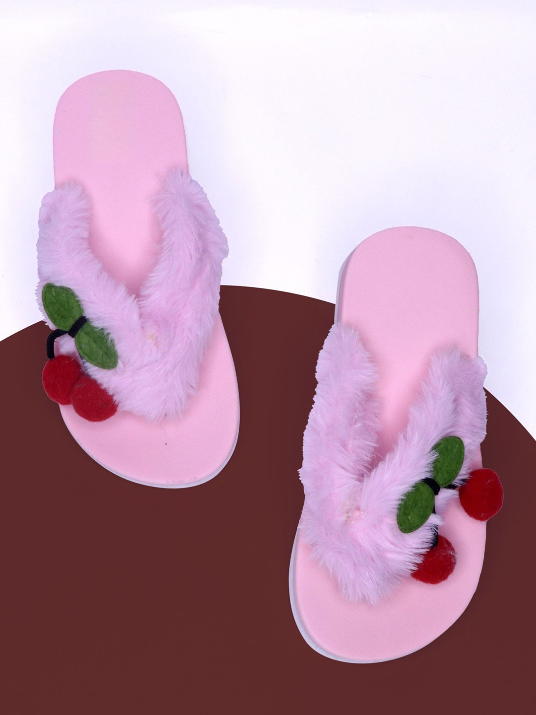 

BAESD Girls Colourblocked Thong Flip-Flops, Pink