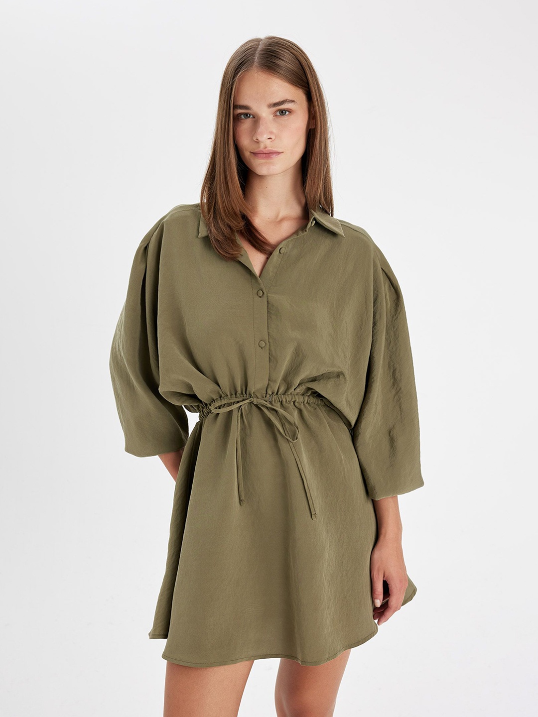 

DeFacto Shirt Mini Dress, Na