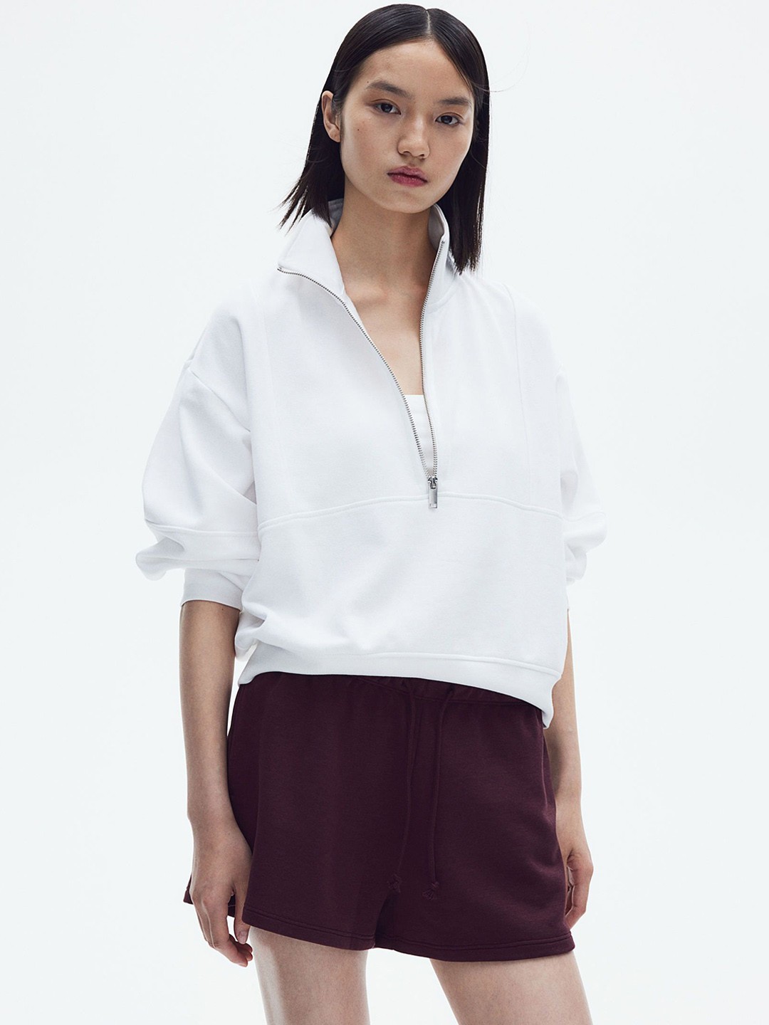 

H&M Sweatshirt Shorts, Brown