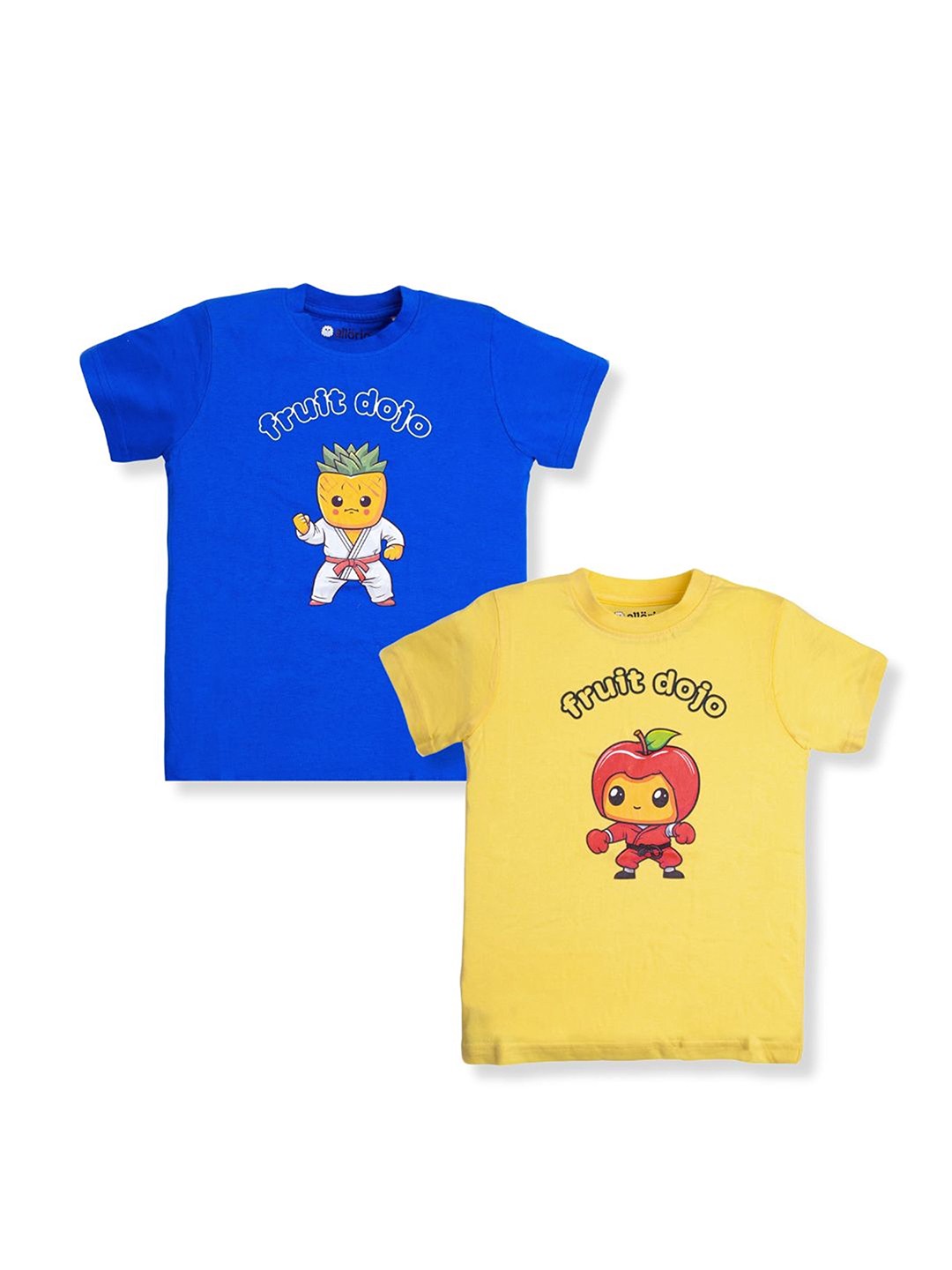 

allorio kids Boys 2 Printed Slim Fit T-shirt, Multi