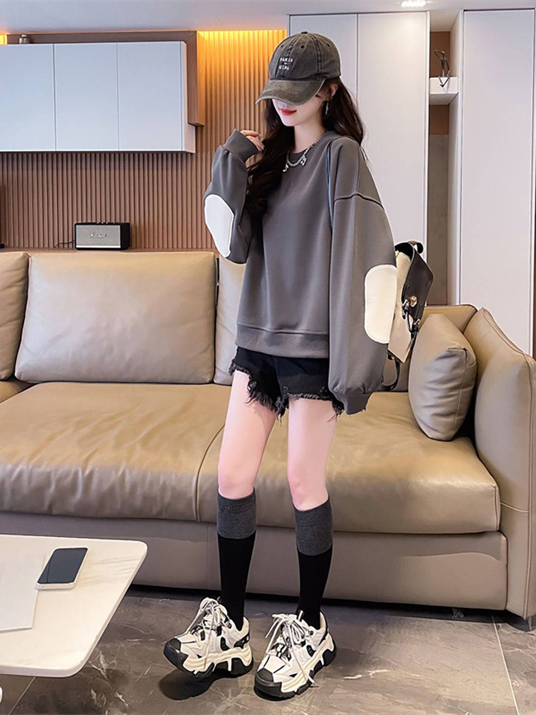 

JC Mode Women Sweatshirt, Grey