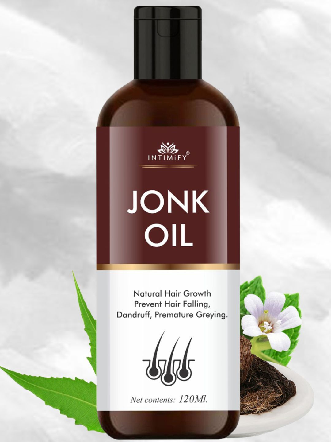 

INTIMIFY Premature Greying Jonk Hair Oil-120 ml, Transparent