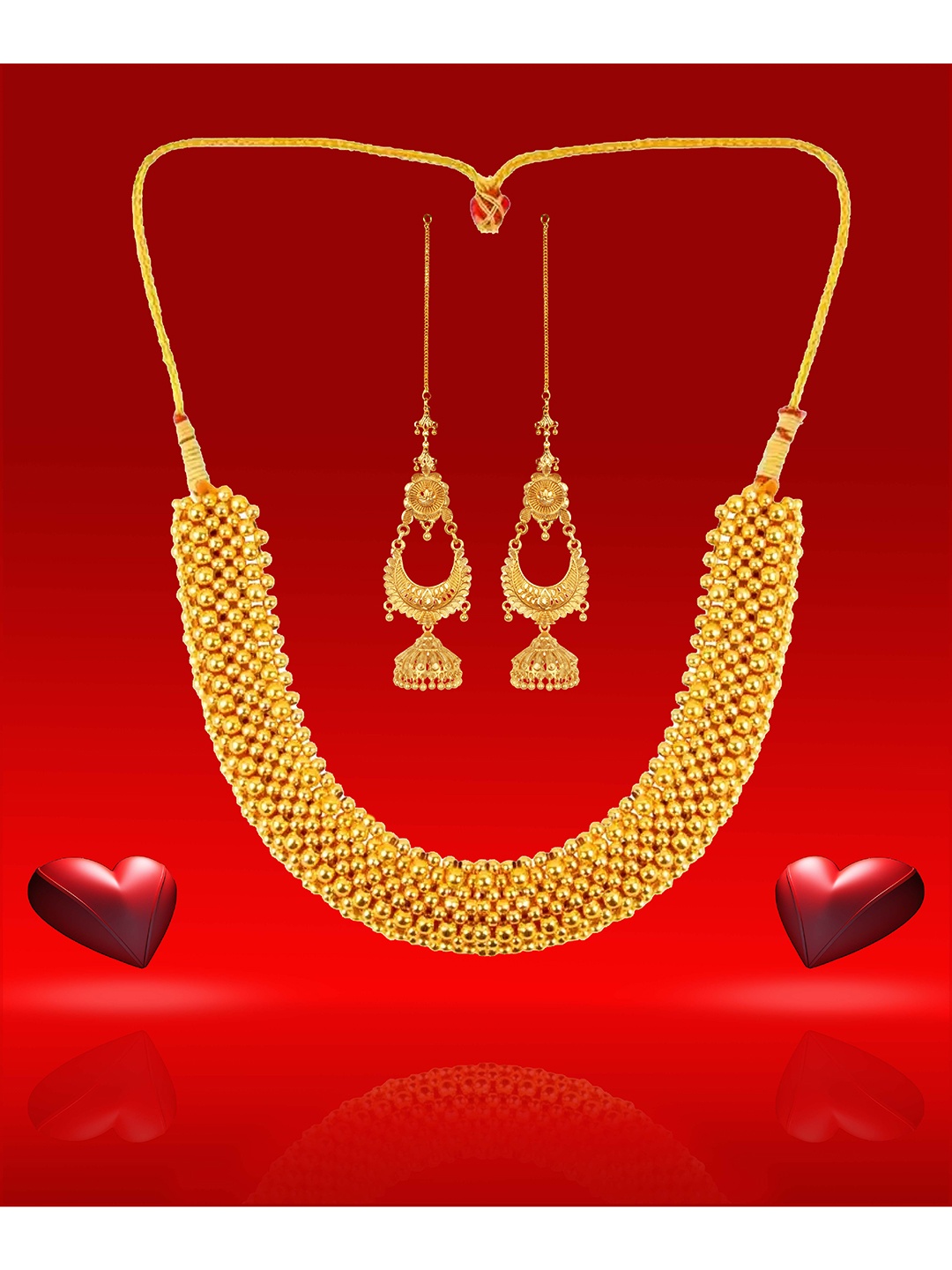 

Heer Collection Gold-Plated Jewellery Set