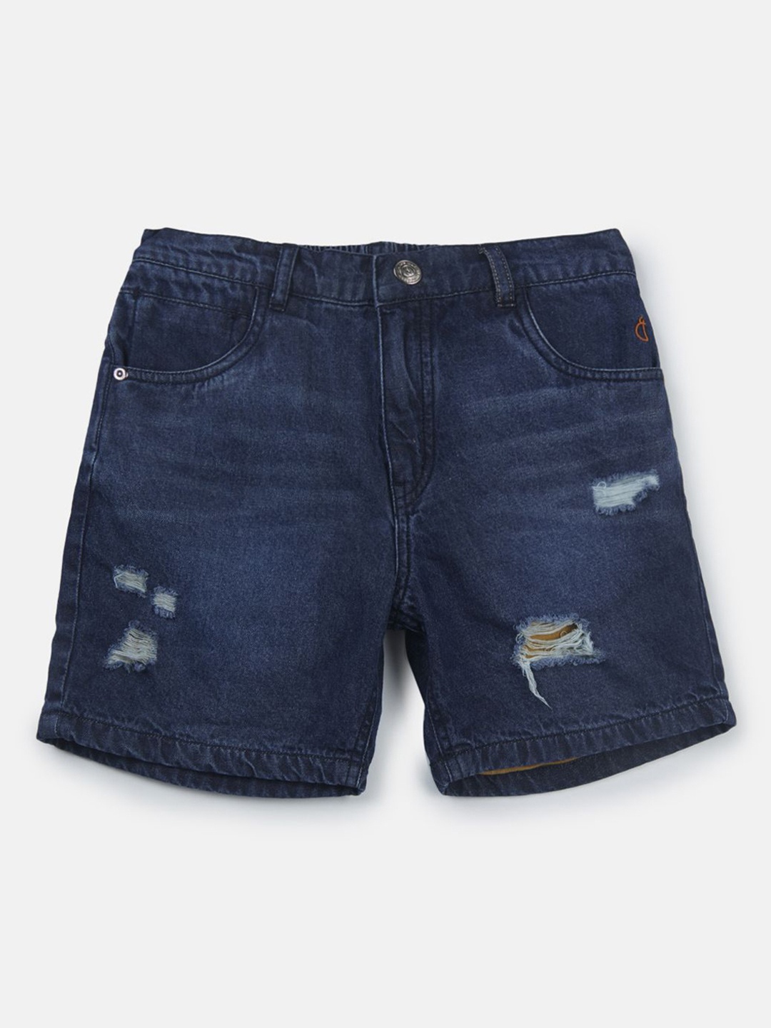 

Gini and Jony Boys Washed Denim Technology Regular Fit Shorts, Blue