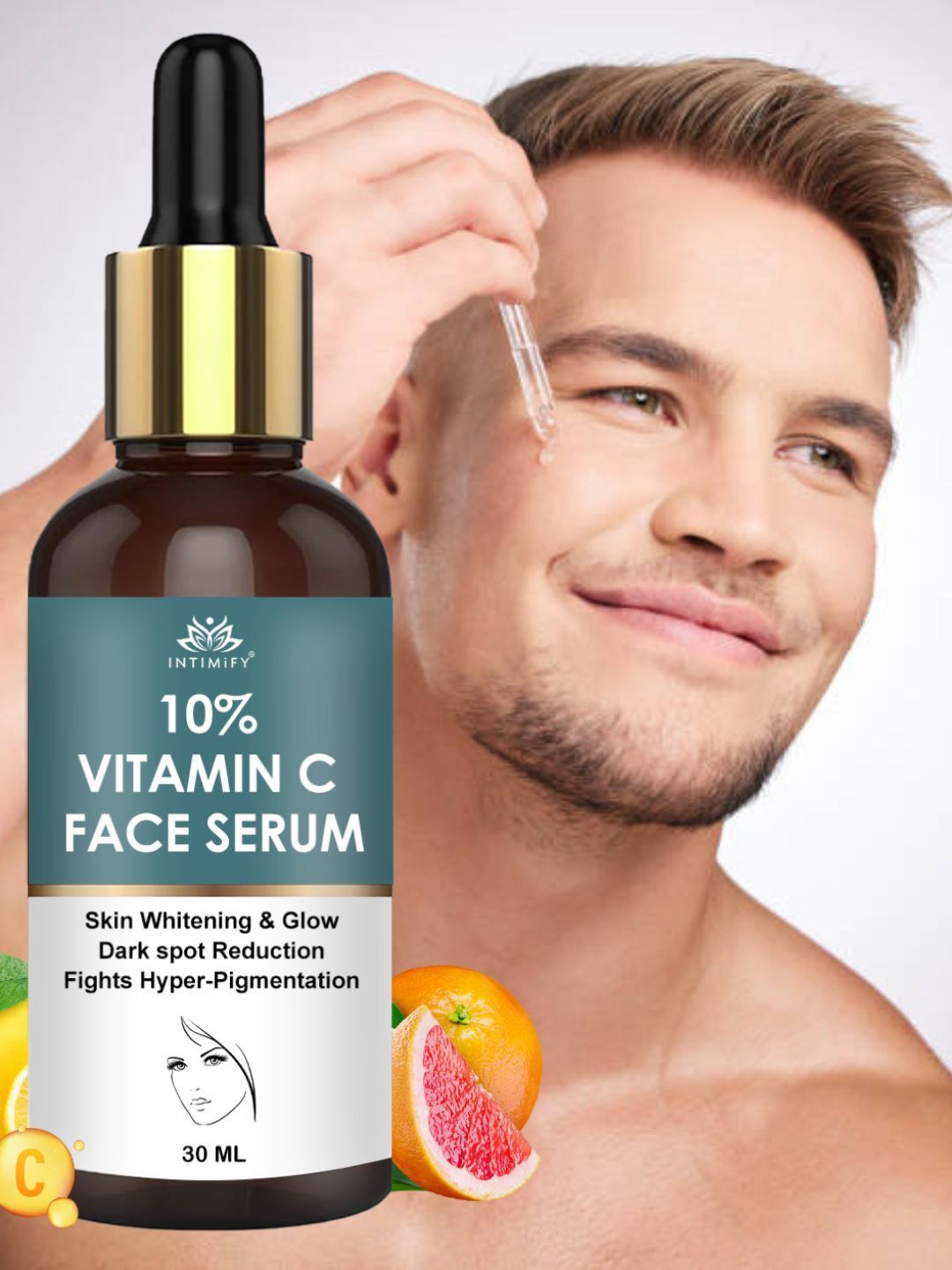 

INTIMIFY 10% Vitamin C Serum Face- 30ml, Transparent