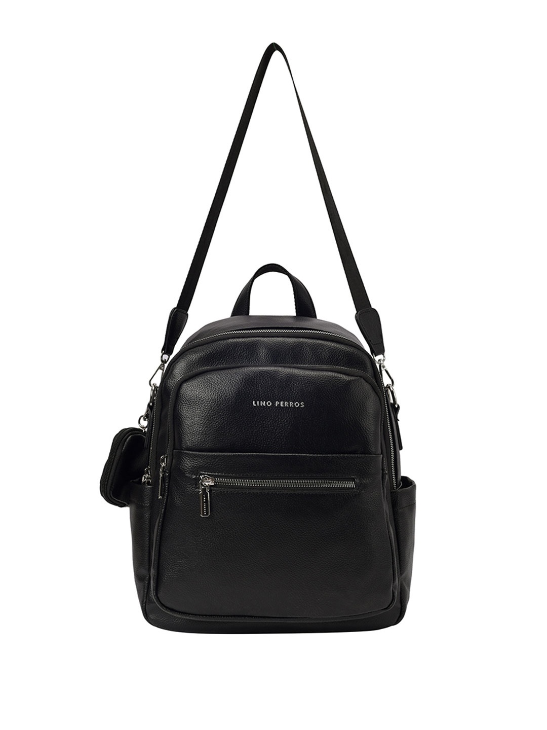 

Lino Perros Women Backpack With Pouch, Black