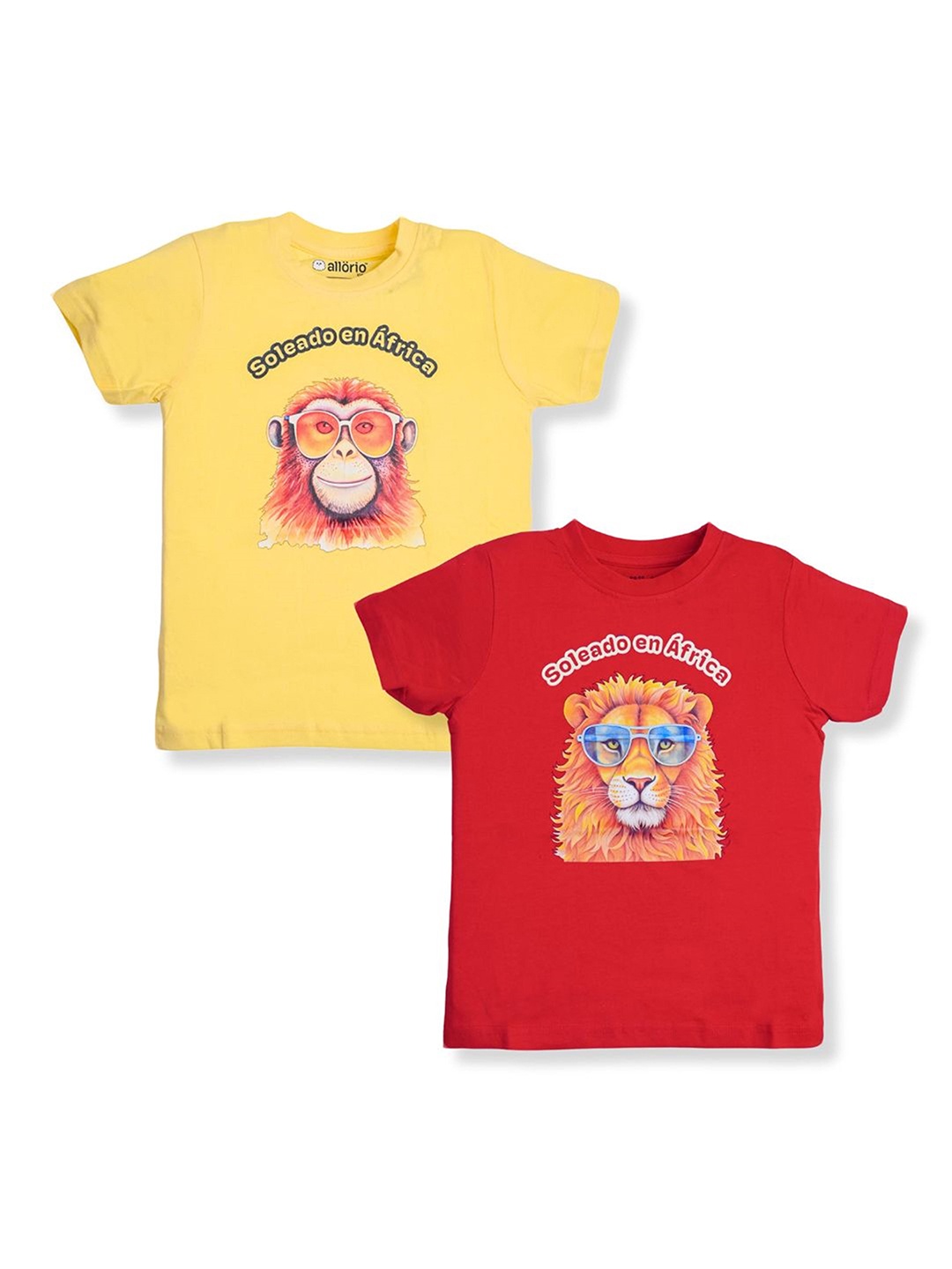 

allorio kids Boys 2 Printed Applique Slim Fit T-shirt, Multi