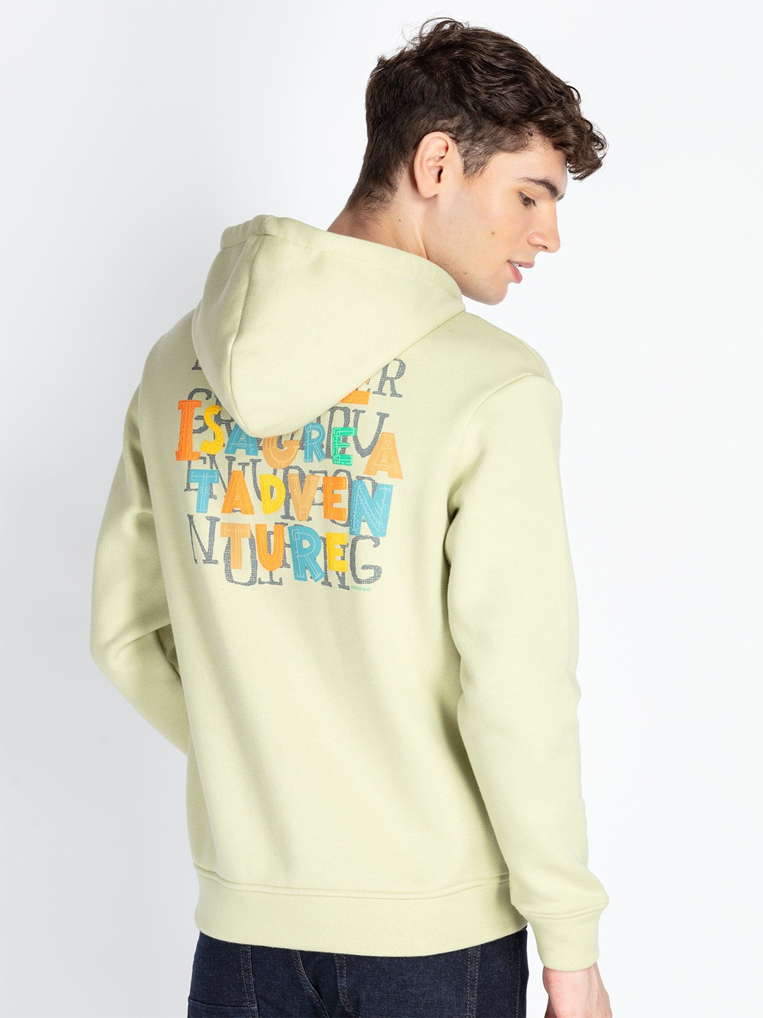 

Status Quo Men Hooded Sweatshirt, Green