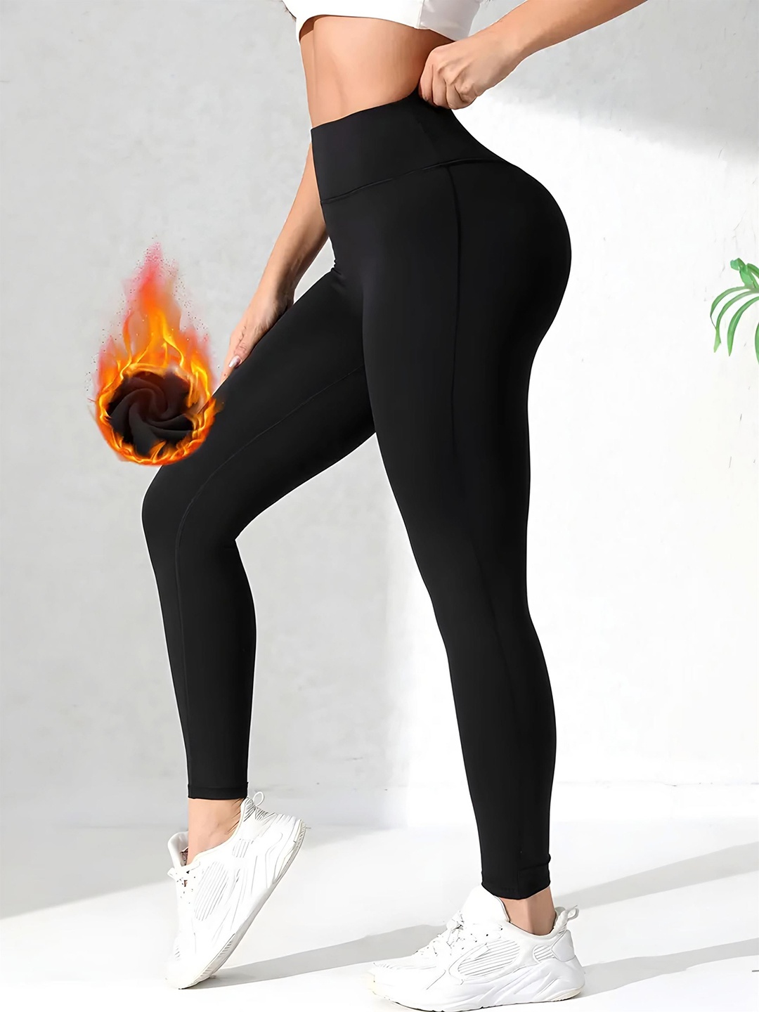 

Hill Islands Women Ankle-Length Gym Tights, Black