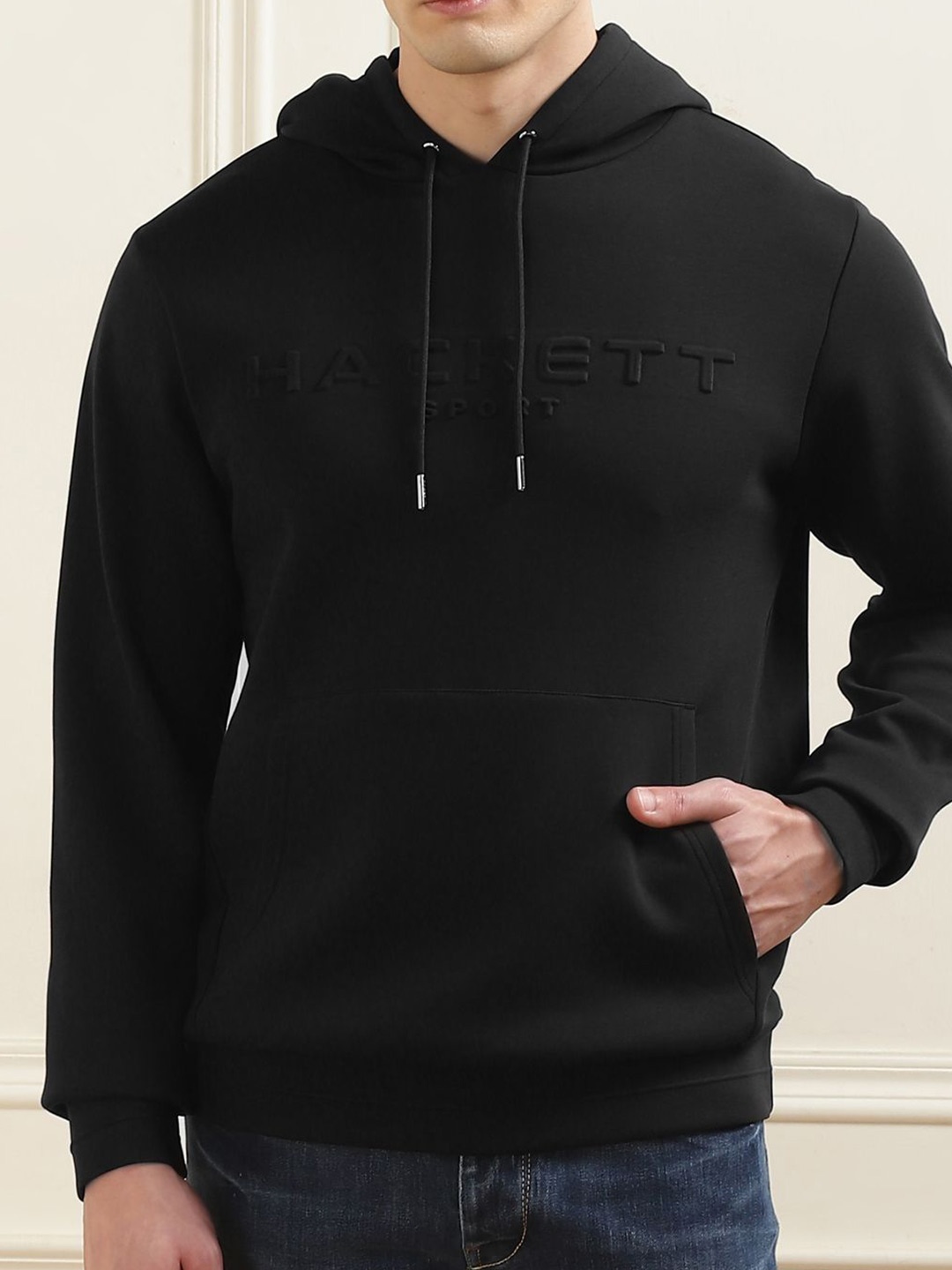 

HACKETT LONDON Men Hooded Sweatshirt, Black