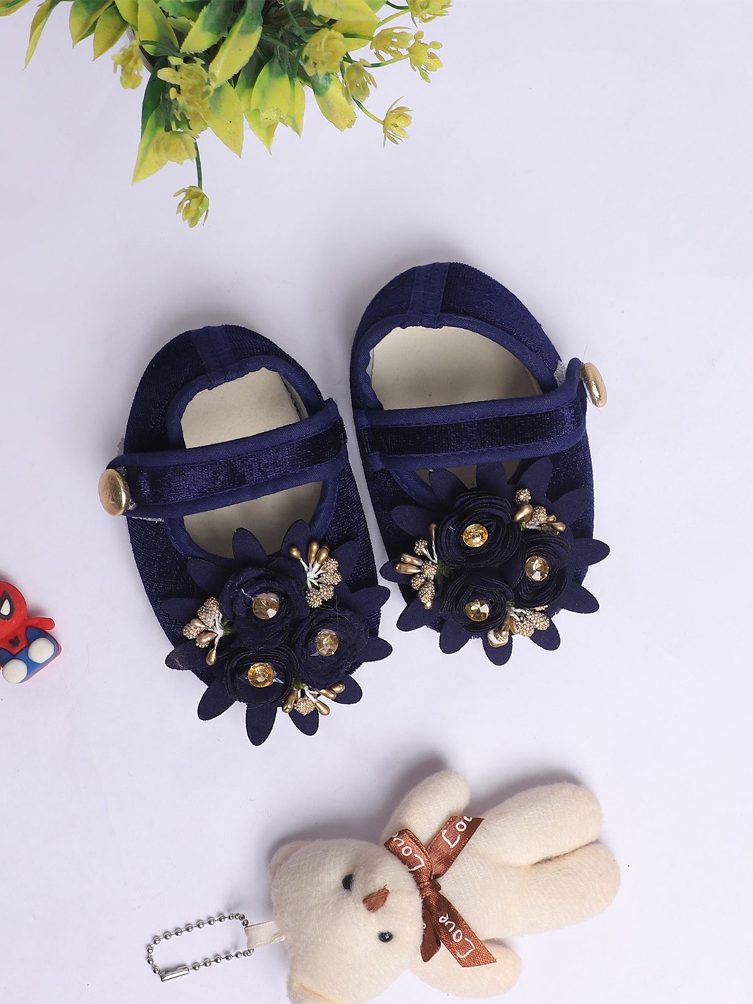 

COCO CANDY Girls Booties, Navy blue