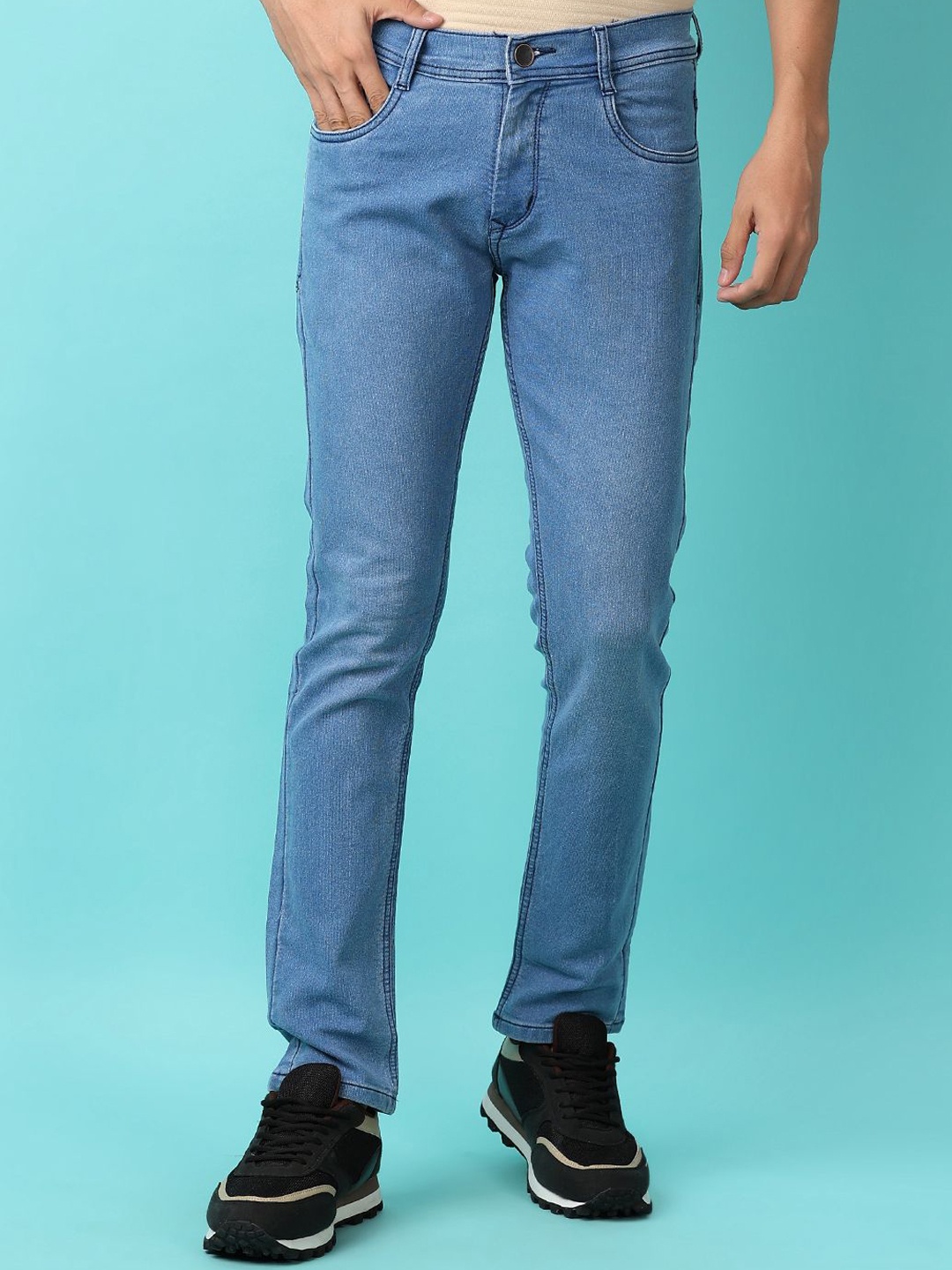 

V-Mart Men Mid-Rise Slim Fit Jeans, Blue