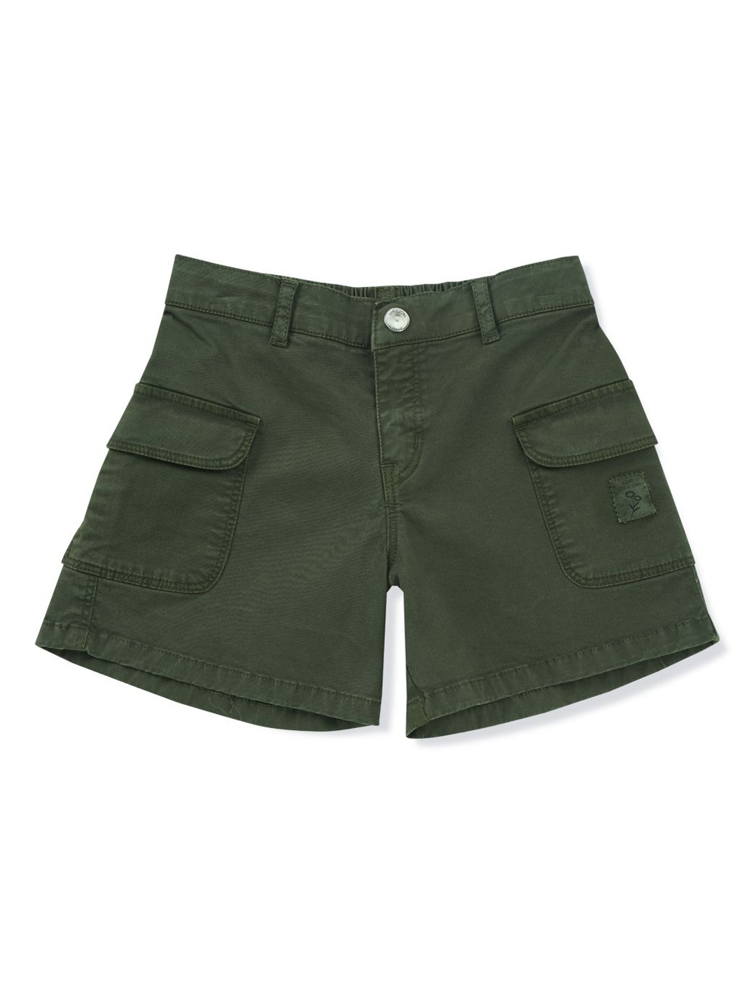 

Gini and Jony Girls Casual Regular Cotton Shorts, Green