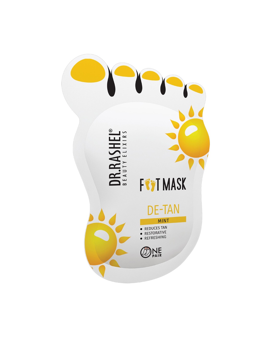 

DR.RASHEL De-Tan Foot Mask -20g, Yellow