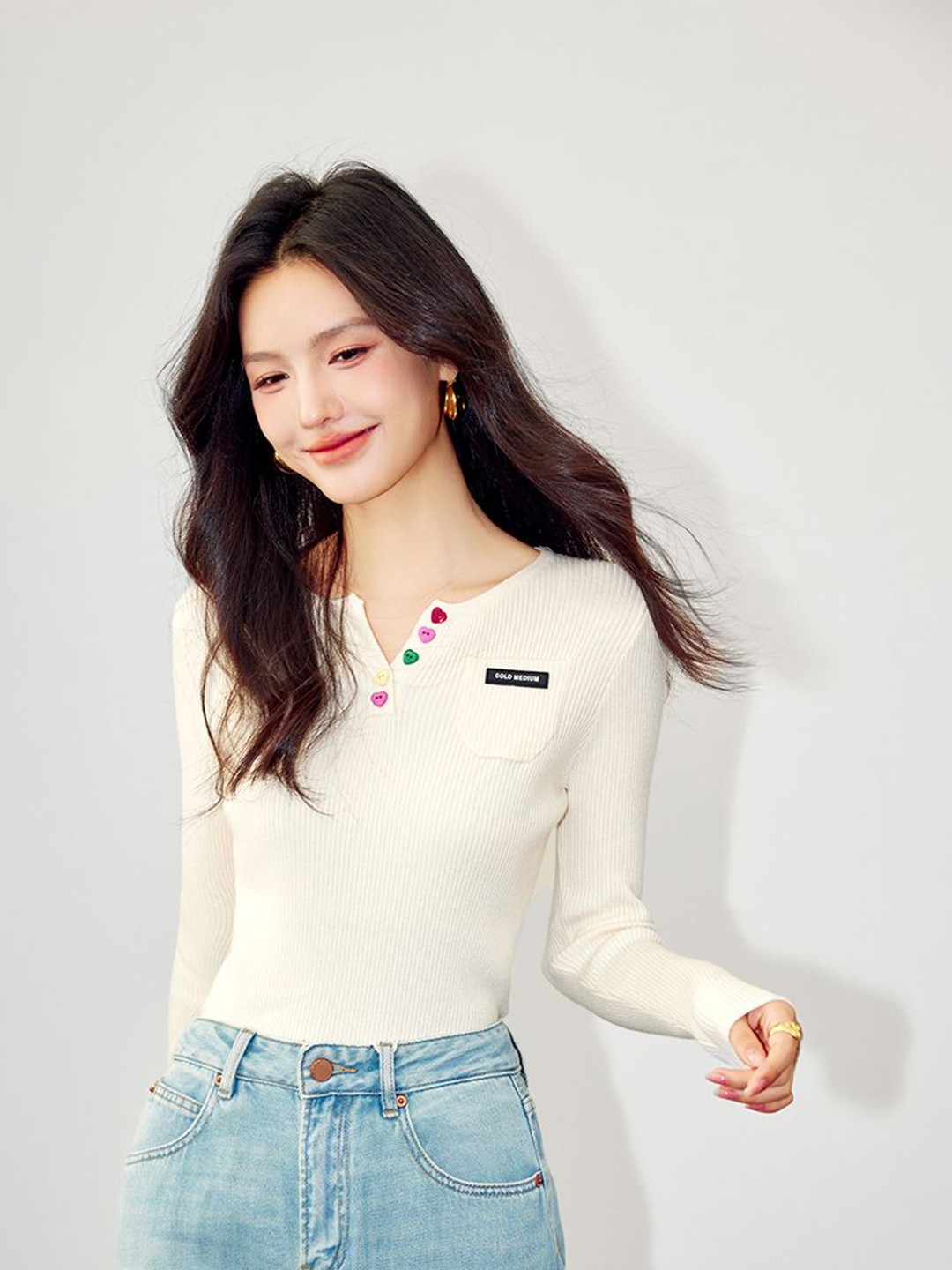 

JC Collection Women Striped Pullover, Off white