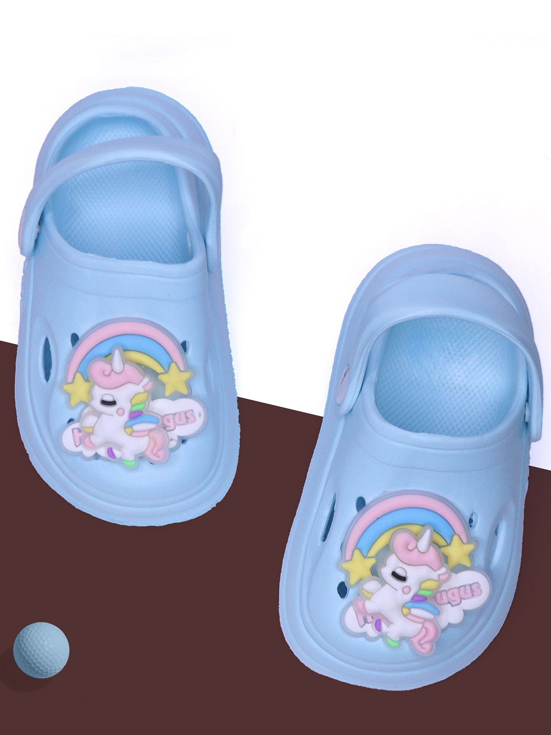 

FEETWELL SHOES Girls Croslite Clogs, Blue