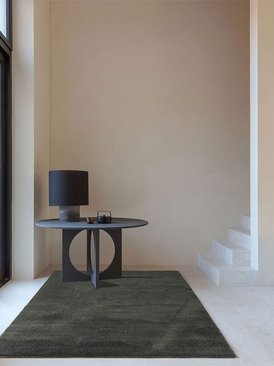 

DDecor OPAL Grey & Black Light Anti Skid Carpet