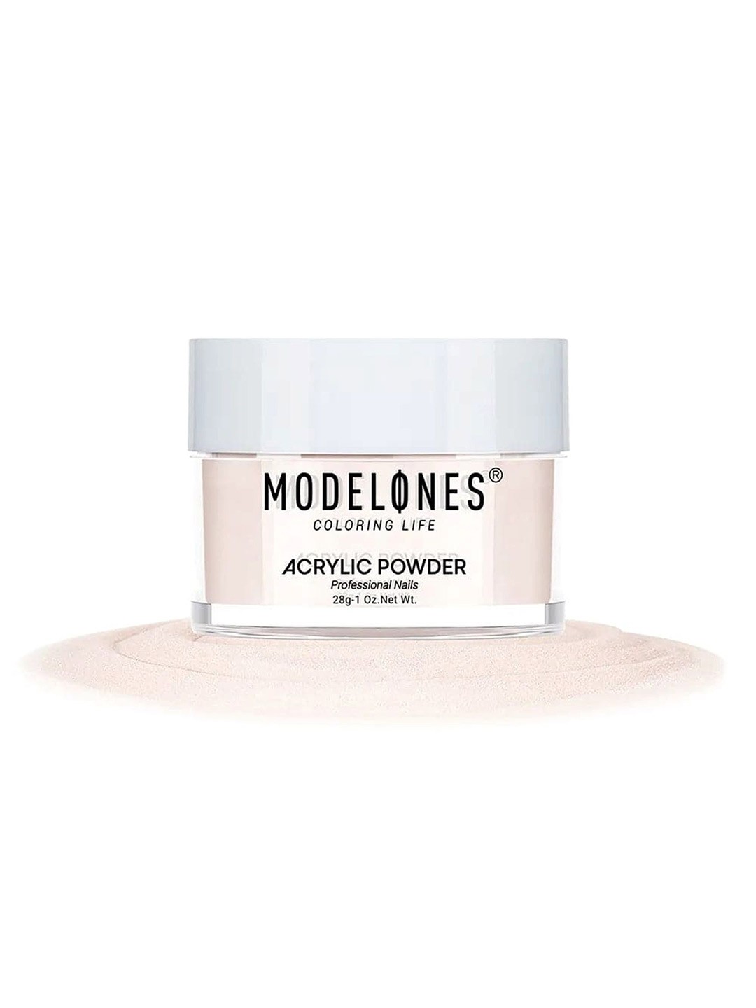 

Modelones Carving Polymer French Manicure Nail Art Acrylic Powder 28g, Pink
