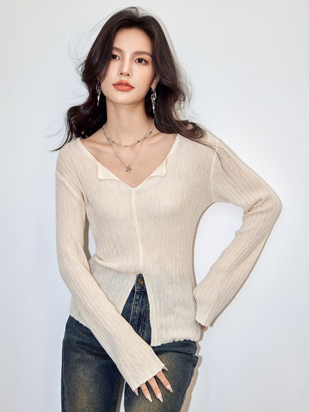 

JC Collection Women Pullover, Beige