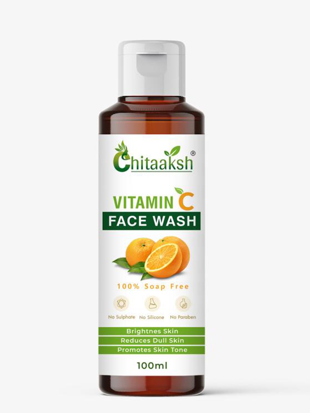 

Chitaaksh Vitamin C Face Wash For Brighter & Glowing Skin- 100 ml, Cream