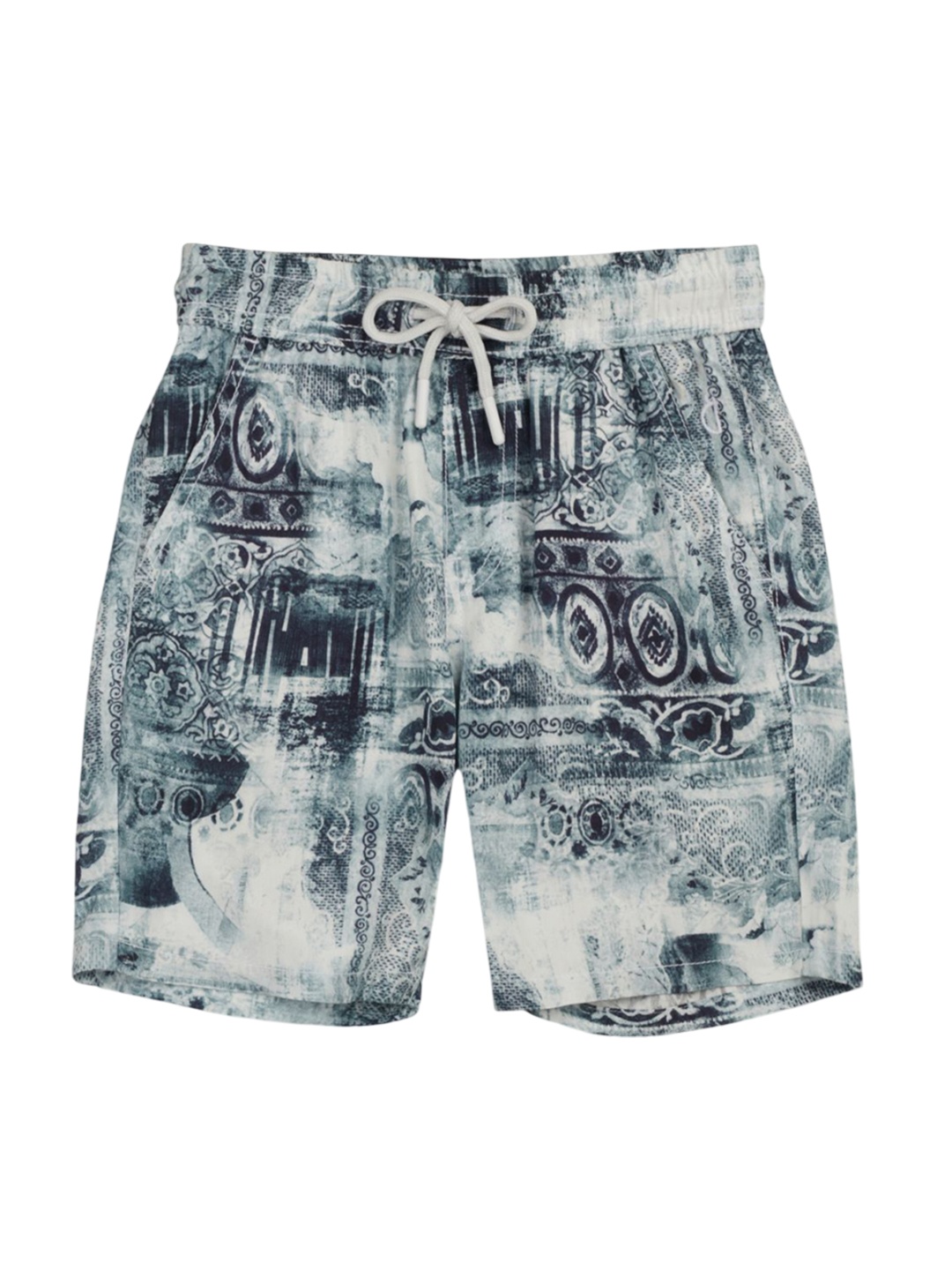 

Gini and Jony Boys Printed Regular Fit Shorts, Blue