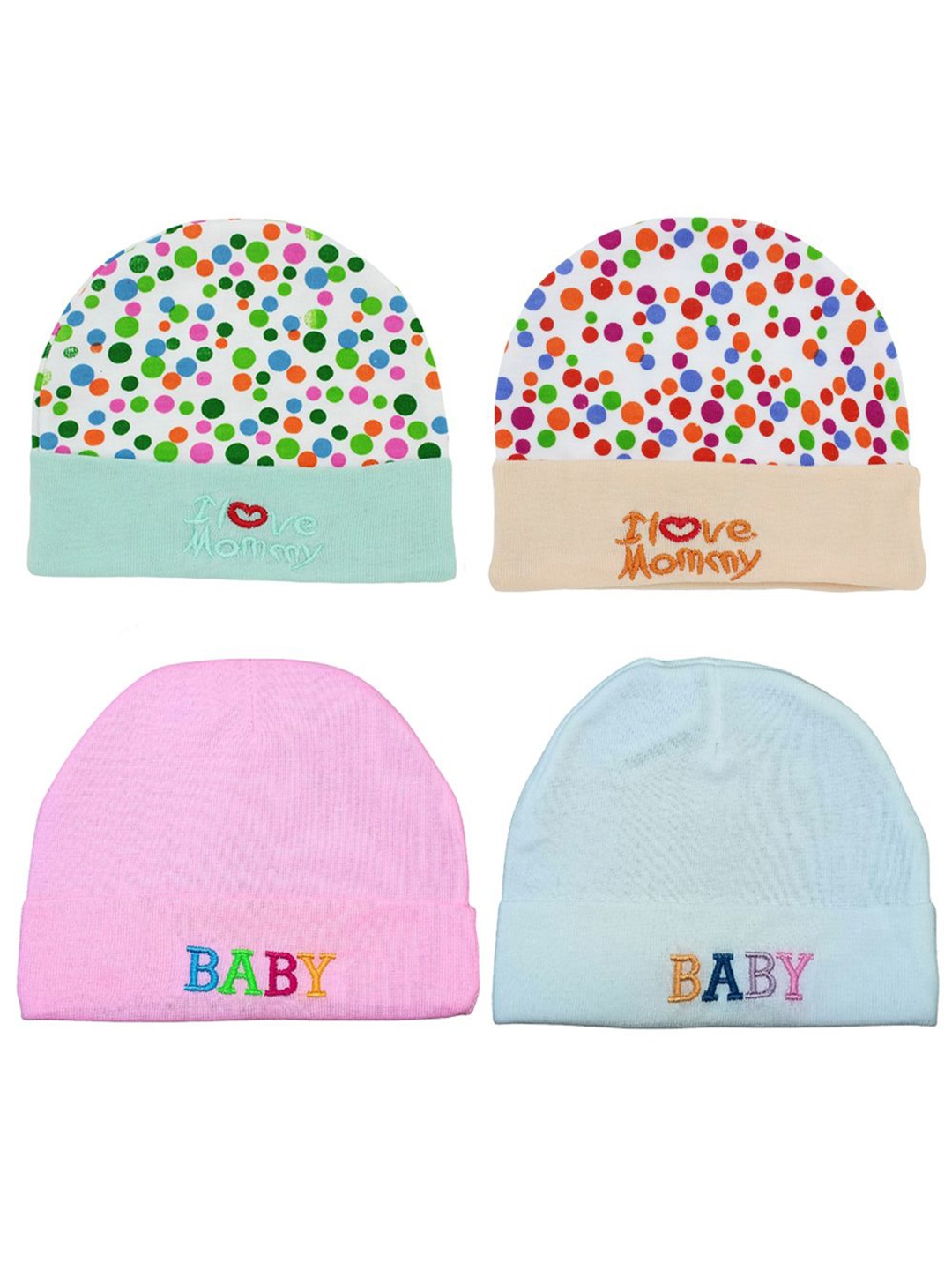 

BAESD Unisex Kids Printed Beanie, Blue