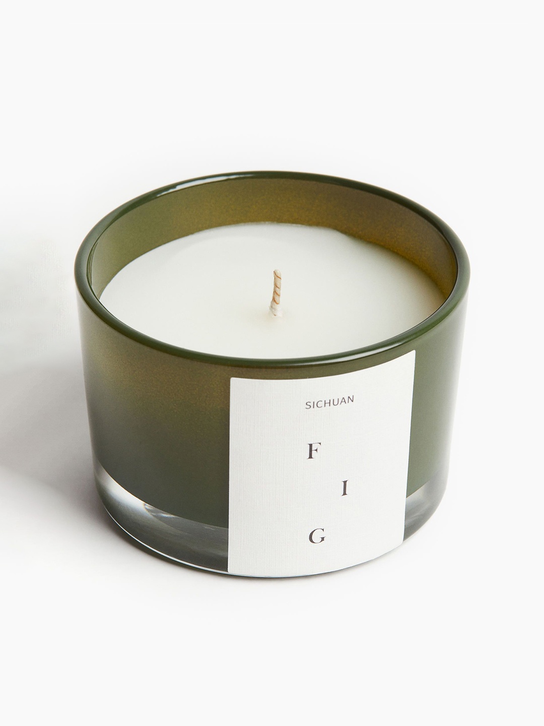 

H&M Green Scented Candle In Glass Holder