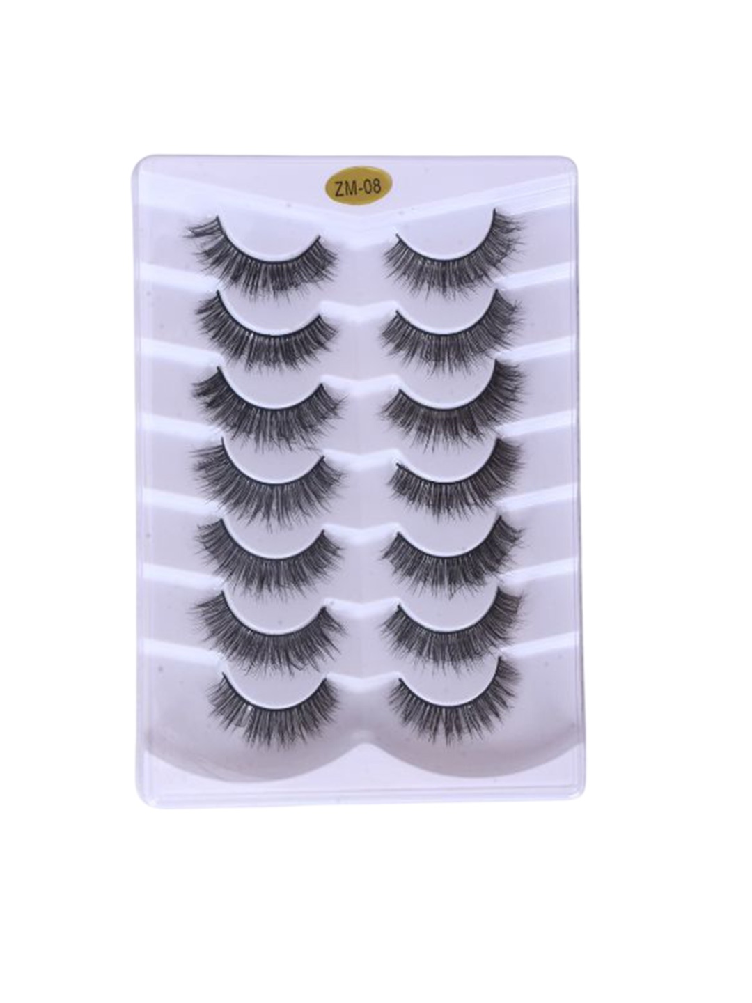 

Rhe Cosmetics Set Of 7 Long & Natural Look 3D False Eyelashes, Black