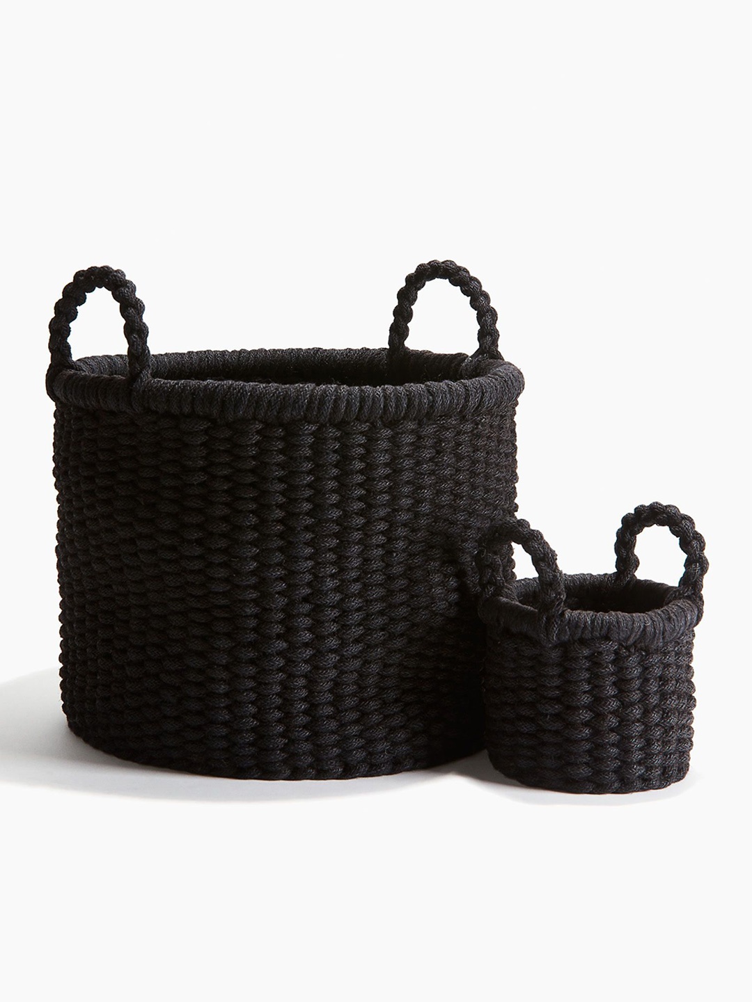 

H&M Black Jute Storage Basket