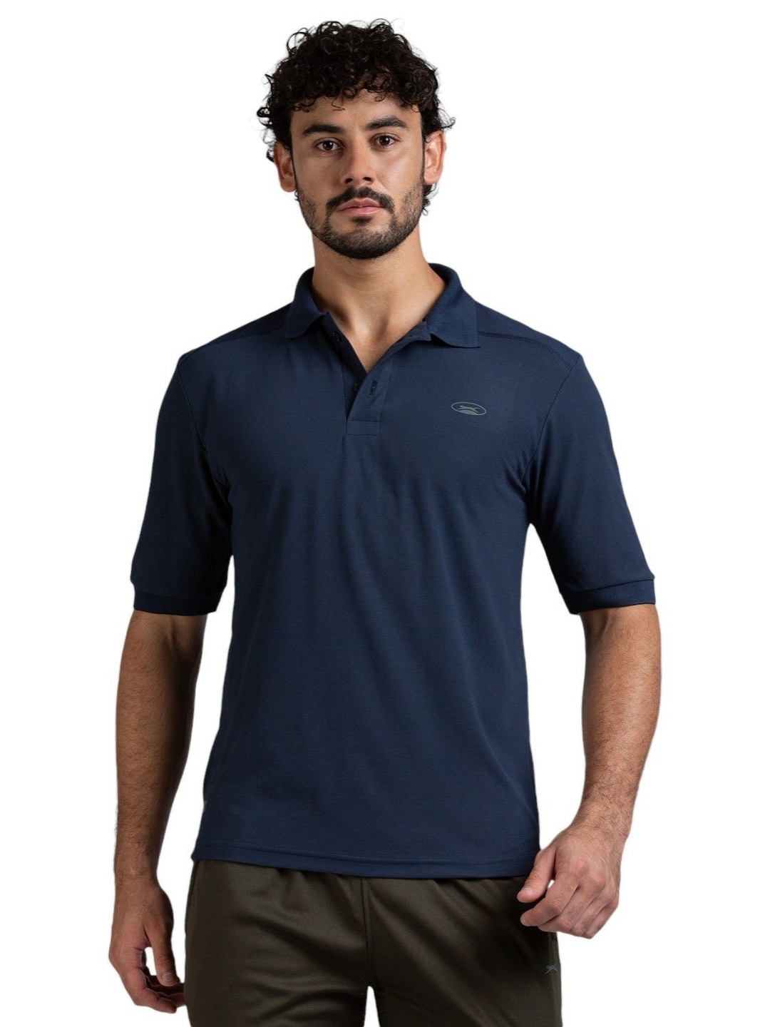 

Black Panther Men Dri-FIT Solid Polo Collar T-shirt, Navy blue