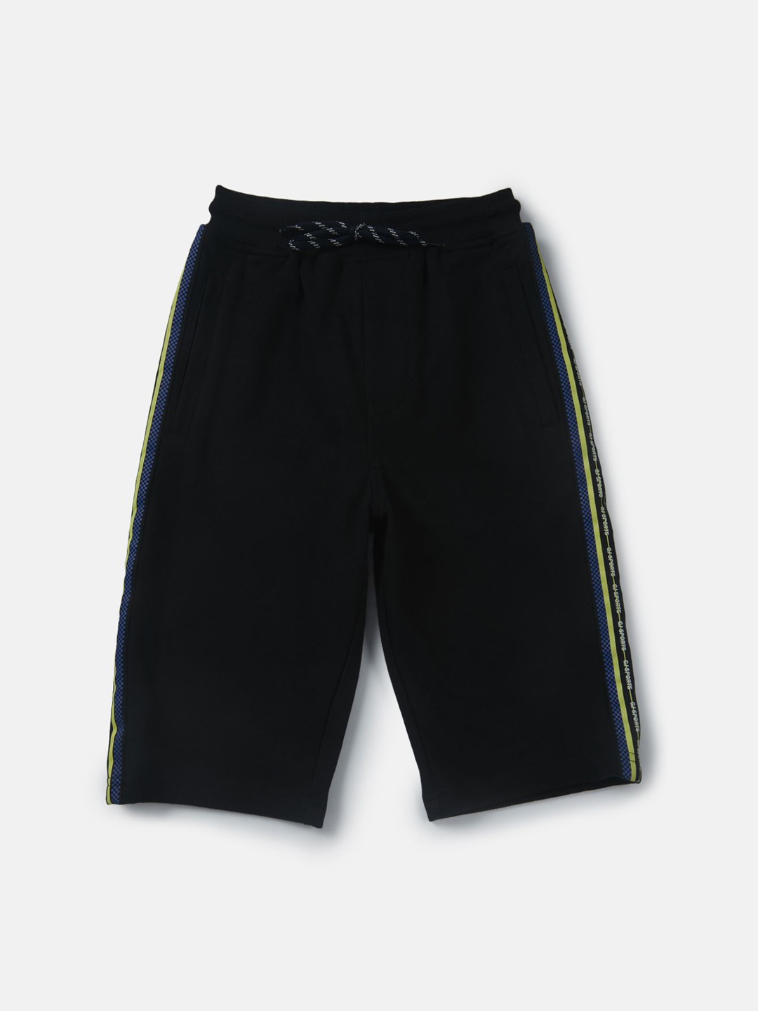 

Gini and Jony Boys Typography Regular Fit Shorts, Black