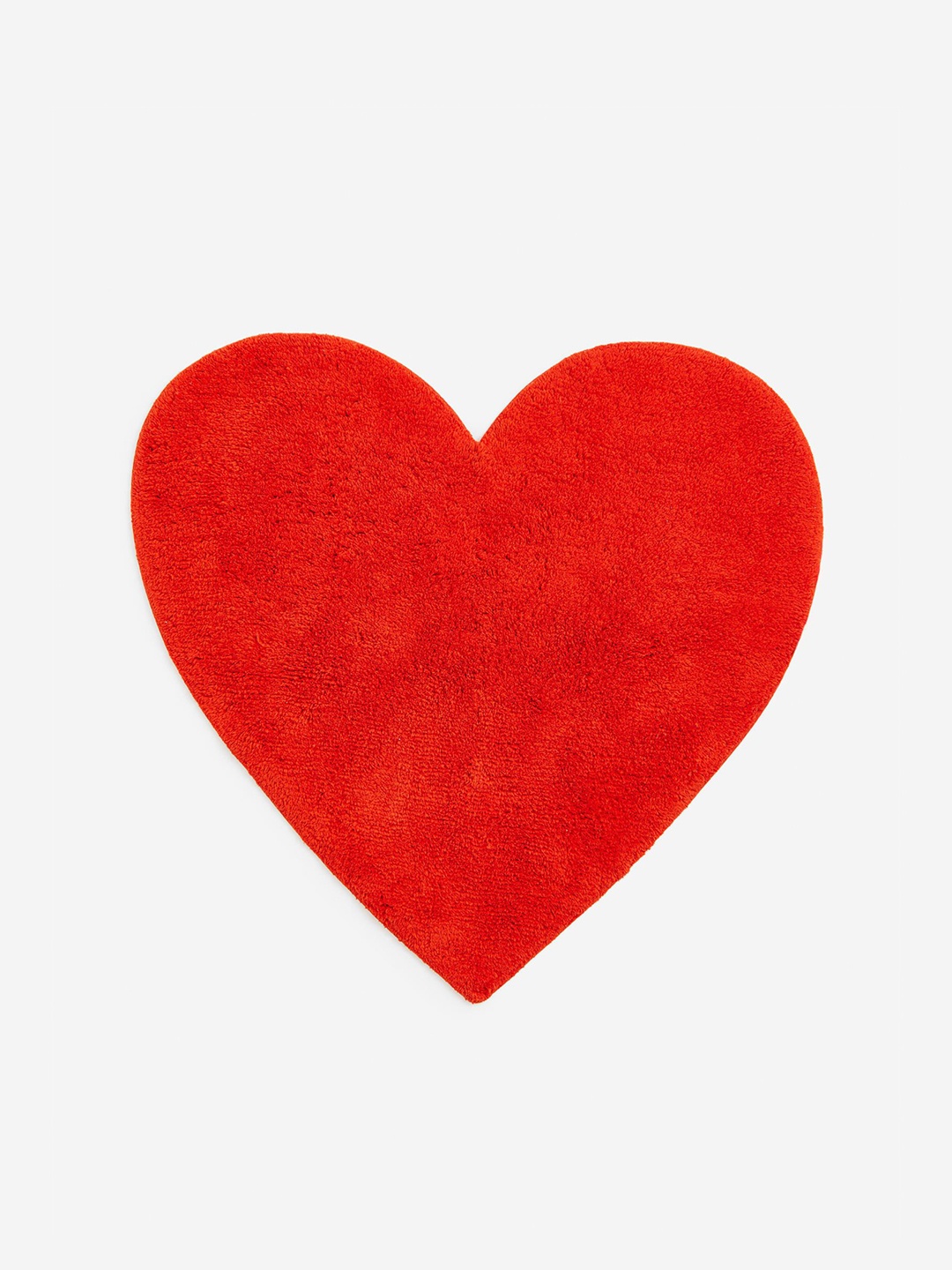 

H&M Red Pure Cotton Tufted Heart Rug