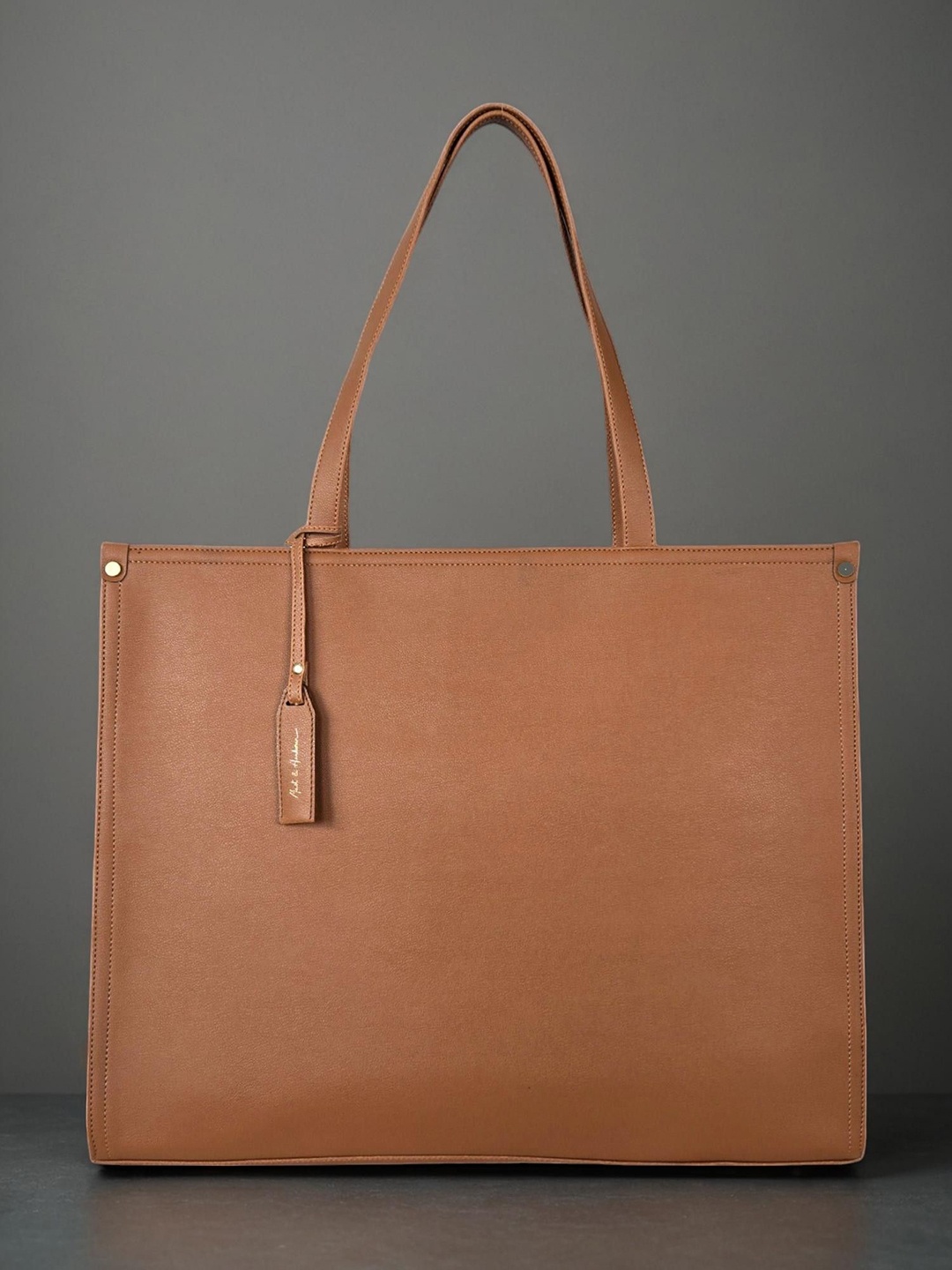 

Mast & Harbour PU Shopper Shoulder Bag, Tan