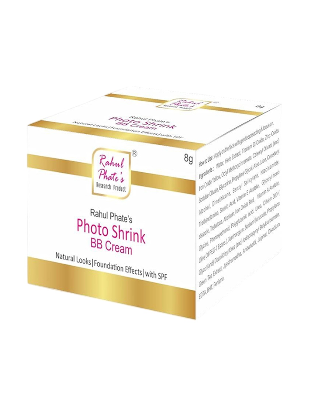 

Rahul Phate Research Product BB Cream For Glowing Shiny Skin 8 Gm