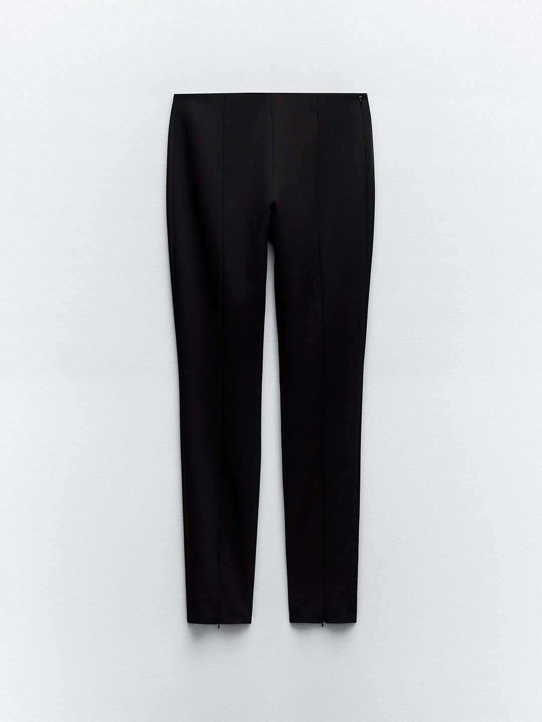 

ZARA Women Cotton Trousers, Black