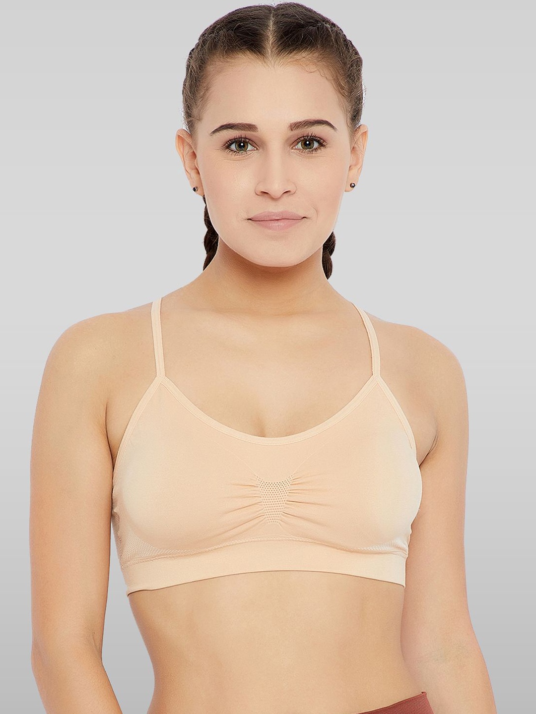 

DressBerry Seamless Bra Medium Coverage, Nude