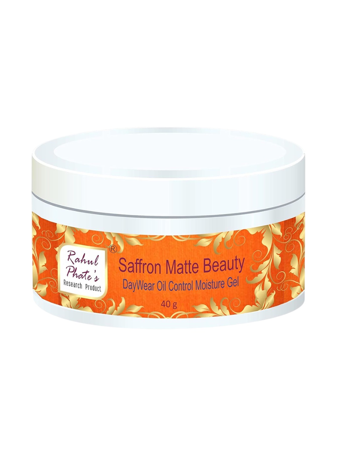 

Rahul Phate Research Product Saffron Matte Beauty Oil Control Moisture Gel 40 g, Cream