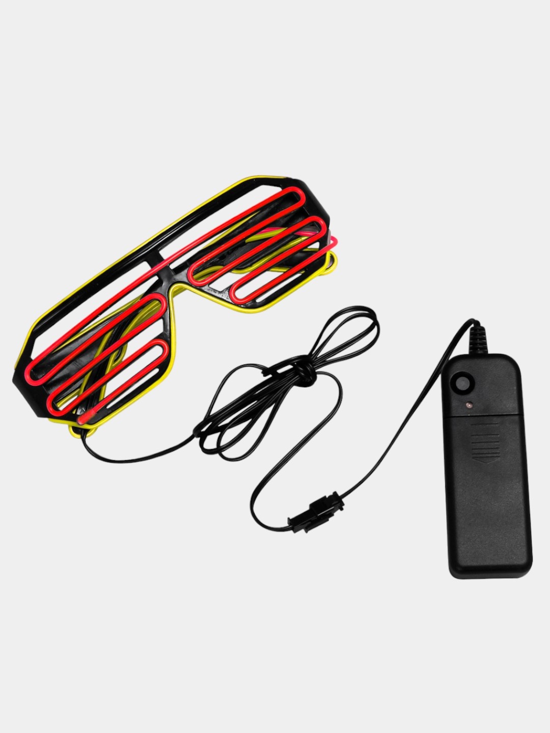

Hookaba Orange Yellow Rave Shade Unisex LED Party Halloween Live Concert Glasses