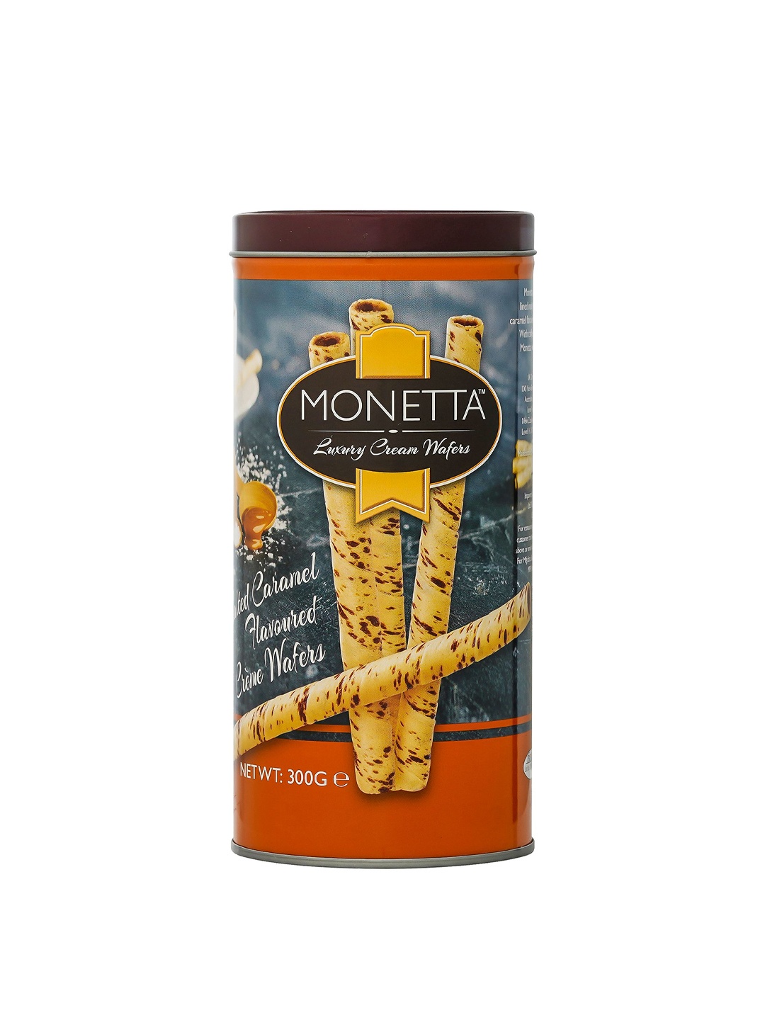 

Monetta Salted Caramel Wafer Sticks- 300 g, White