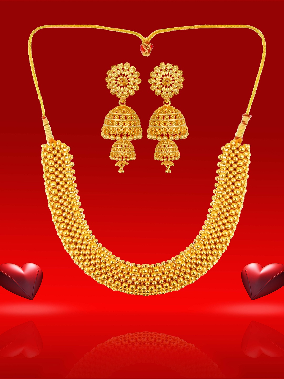 

Heer Collection Gold-Plated Jewellery Set