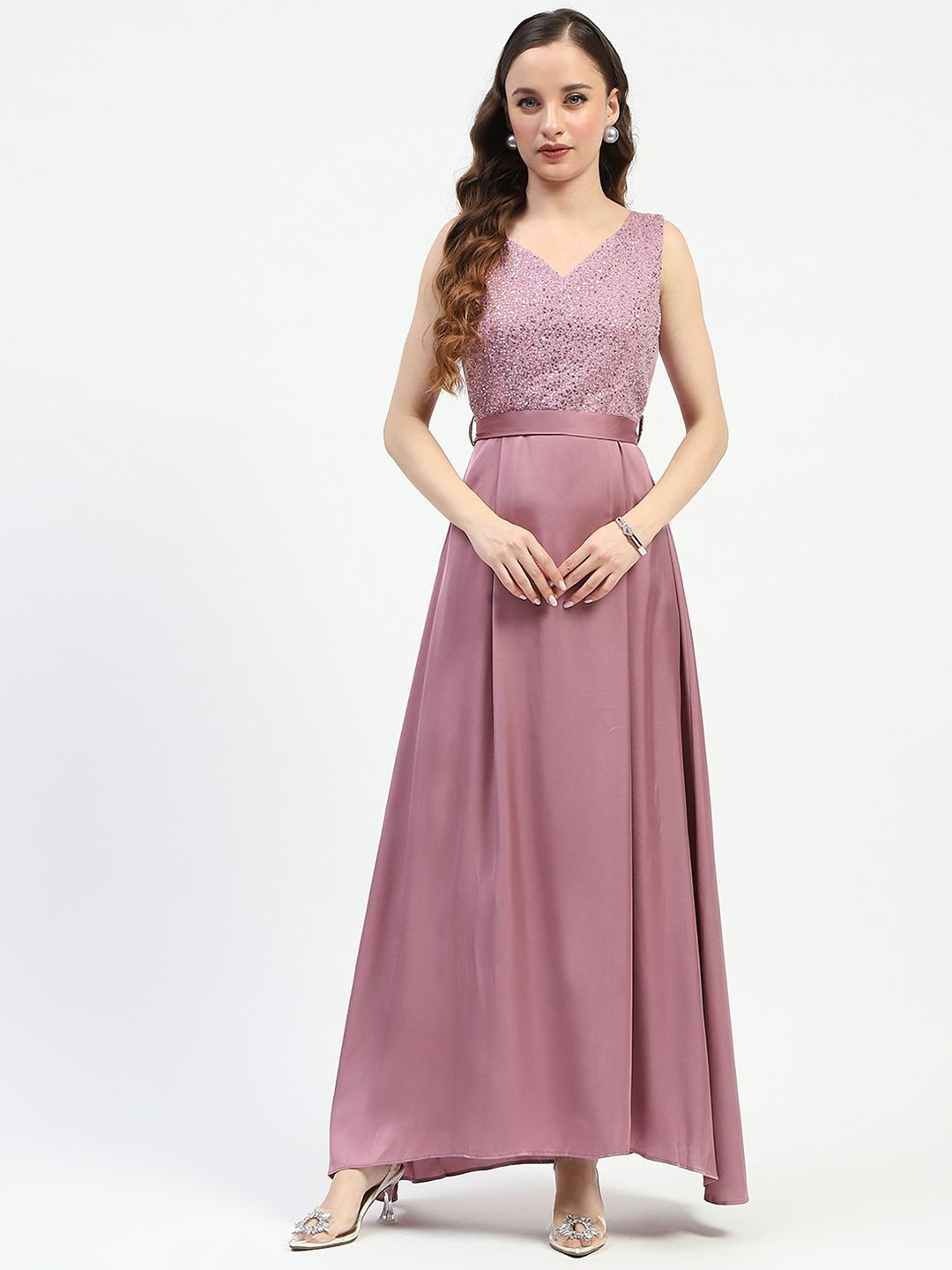 

Madame Embellished Maxi Dress, Pink