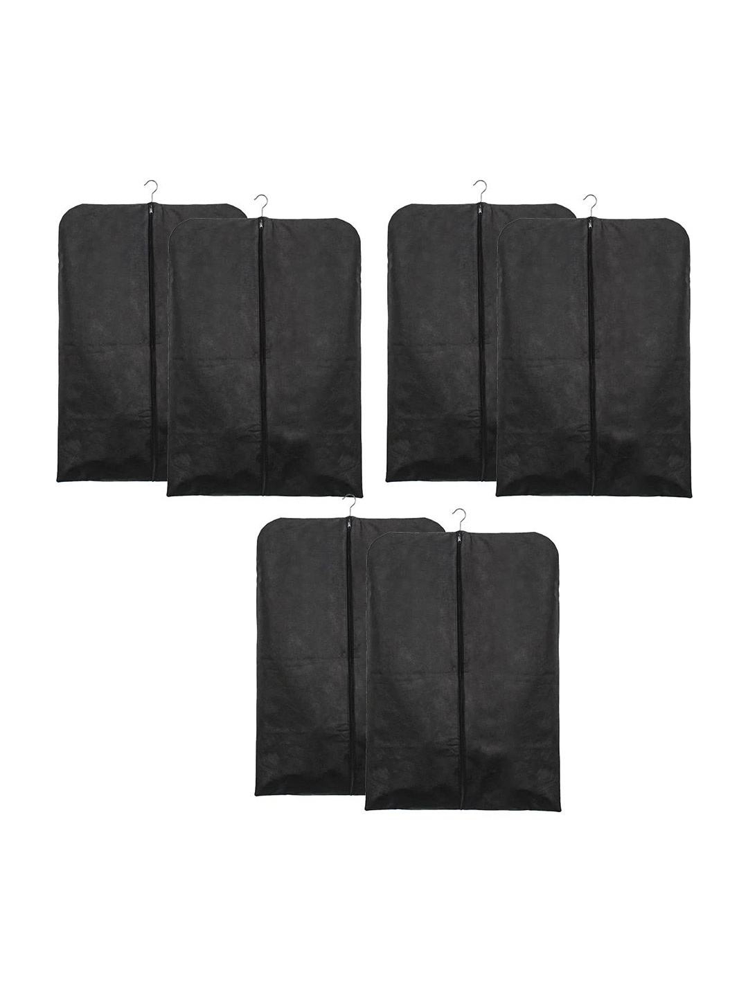 

prettykrafts Black 6 Pieces Reusable Suit Organisers
